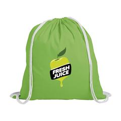 Vue PromoColour (120 g/m²) sac à dos de couleur vert| Krokrodeal