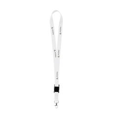 Vue KeyCord 2 cm tour de cou de couleur blanc| Krokrodeal