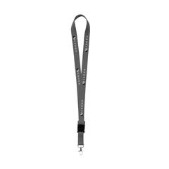 Vue KeyCord 2 cm tour de cou de couleur gris| Krokrodeal