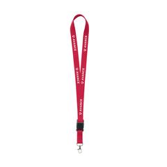 Vue KeyCord 2 cm tour de cou de couleur rouge| Krokrodeal