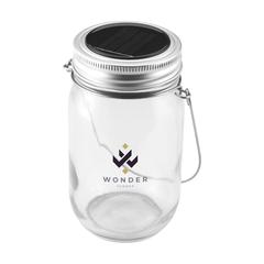 Vue SunJar Solar Garden Light lampe solaire de couleur gris| Krokrodeal