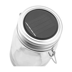 Vue SunJar Solar Garden Light lampe solaire de couleur gris| Krokrodeal