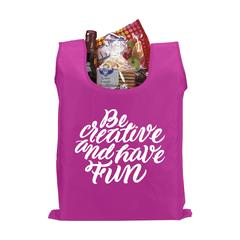 Vue Shop Easy sac shopping de couleur rose| Krokrodeal