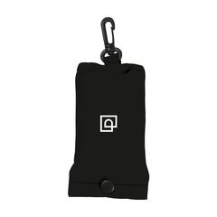 Vue Shop Easy sac shopping de couleur noir| Krokrodeal