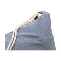 Vue Recycled Cotton PromoBag (180 g/m²) sac à dos de couleur bleu| Krokrodeal