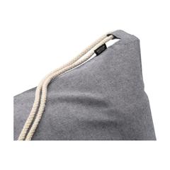 Vue Recycled Cotton PromoBag (180 g/m²) sac à dos de couleur gris| Krokrodeal