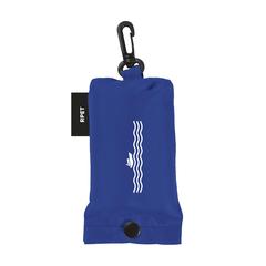 Vue Sac à provision pliable Shop Easy RPET de couleur bleu| Krokrodeal