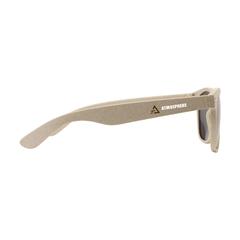 Vue Malibu Eco Wheatstraw lunettes soleil en paille de blé de couleur beige| Krokrodeal