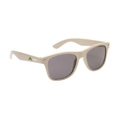 Vue Malibu Eco Wheatstraw lunettes soleil en paille de blé de couleur beige| Krokrodeal