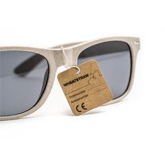 Vue Malibu Eco Wheatstraw lunettes soleil en paille de blé de couleur beige| Krokrodeal