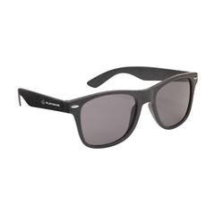 Vue Malibu Eco Wheatstraw lunettes soleil en paille de blé de couleur noir| Krokrodeal