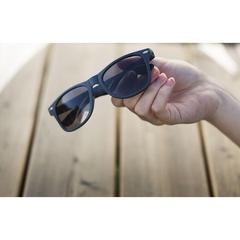 Vue Malibu Eco Wheatstraw lunettes soleil en paille de blé de couleur noir| Krokrodeal