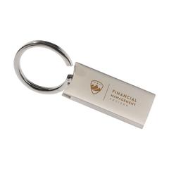 Vue StraightKey porte-clés de couleur gris| Krokrodeal