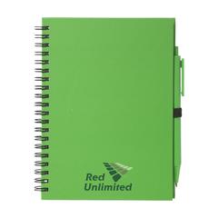 Vue Helix Note Set notebook A5 de couleur vert| Krokrodeal