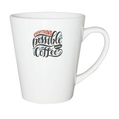 Vue DeltaCup mug de couleur blanc| Krokrodeal