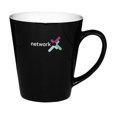 Vue DeltaCup mug de couleur noir| Krokrodeal