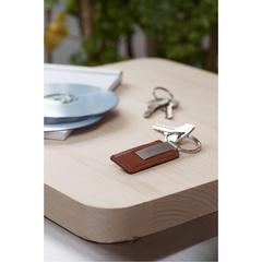 Vue LeatherKey porte-clés de couleur marron| Krokrodeal