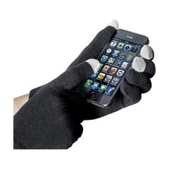 Vue TouchGlove gants de couleur noir| Krokrodeal