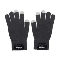 Vue TouchGlove gants de couleur noir| Krokrodeal