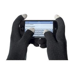 Vue TouchGlove gants de couleur noir| Krokrodeal