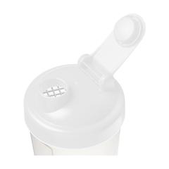 Vue Shaker Proteïn 600 ml mug shaker de couleur blanc| Krokrodeal