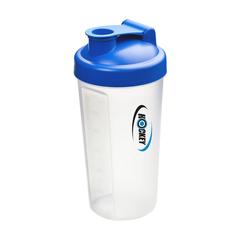 Vue Shaker Proteïn 600 ml mug shaker de couleur bleu| Krokrodeal
