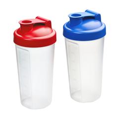 Vue Shaker Proteïn 600 ml mug shaker de couleur bleu| Krokrodeal
