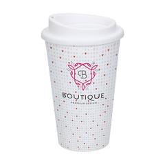 Vue IMould Coffee Mug Premium 350 ml mug de couleur blanc| Krokrodeal