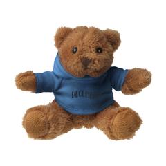 Vue HoodedBear peluche de couleur bleu| Krokrodeal