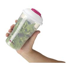 Vue Salad2Go shaker à salade de couleur rose| Krokrodeal