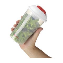 Vue Salad2Go shaker à salade de couleur rouge| Krokrodeal