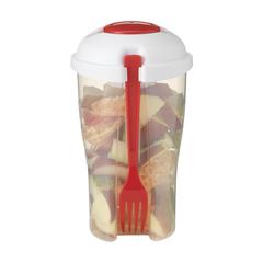 Vue Salad2Go shaker à salade de couleur rouge| Krokrodeal