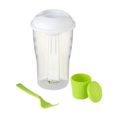 Vue Salad2Go shaker à salade de couleur vert| Krokrodeal