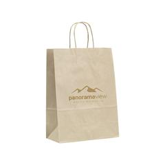 Vue Leaf It Bag Large papier fibresherbe recyclées 90g/m² M de couleur marron| Krokrodeal