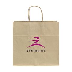 Vue Leaf It Bag papier fibres herbe recyclées (90 g/m²) L de couleur marron| Krokrodeal