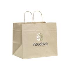 Vue Leaf It Bag papier fibres herbe recyclées (90 g/m²) XL de couleur marron| Krokrodeal
