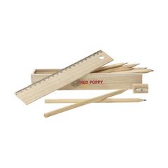 Vue LiniBox crayons de couleur de couleur marron| Krokrodeal