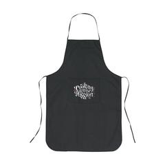 Vue Apron (130 g/m²) tablier de couleur noir| Krokrodeal