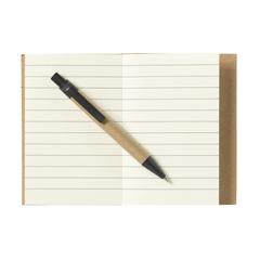 Vue RecycleNote-S bloc-notes de couleur noir| Krokrodeal