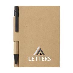 Vue RecycleNote-S bloc-notes de couleur noir| Krokrodeal
