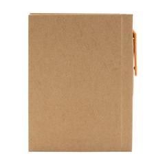 Vue RecycleNote-S bloc-notes de couleur orange| Krokrodeal