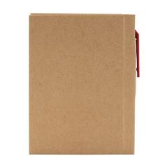 Vue RecycleNote-S bloc-notes de couleur rouge| Krokrodeal
