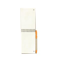 Vue RecycleNote-M bloc-notes de couleur orange| Krokrodeal