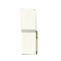 Vue RecycleNote-M bloc-notes de couleur vert| Krokrodeal