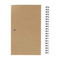 Vue RecycleNote-L bloc-notes de couleur blanc| Krokrodeal
