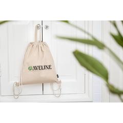 Vue Recycled Cotton PromoBag Plus (180 g/m²) sac à dos de couleur beige| Krokrodeal