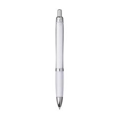 Vue Athos Solid GRS Recycled ABS stylo de couleur blanc| Krokrodeal