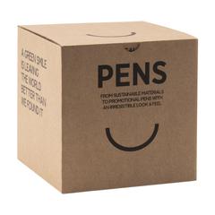 Vue Athos Solid GRS Recycled ABS stylo de couleur blanc| Krokrodeal