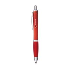 Vue Athos Solid GRS Recycled ABS stylo de couleur rouge| Krokrodeal