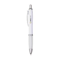 Vue Athos Trans GRS Recycled ABS stylo de couleur blanc| Krokrodeal
